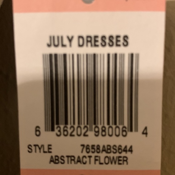 Alfani Woman 2X Black and White pullover dress.   Elastic waist with tie. - Picture 5 of 5